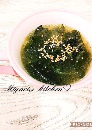 白だしと味覇で♡簡単わかめスープ♡-レシピのメイン写真