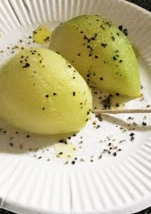 ジャンボにんにくのレンジ蒸し-レシピのメイン写真
