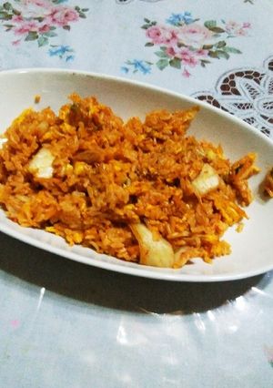 簡単格安キムチチャーハン-レシピのメイン写真