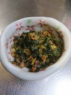 おふくろの味 大根の葉の醤油炒め-レシピのメイン写真