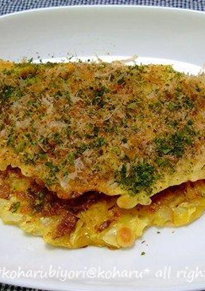 **浜松のお好み焼き「遠州焼き」**-レシピのメイン写真