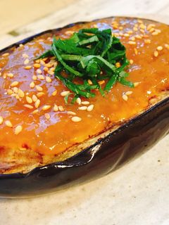 感動の美味しさ!!米ナスの味噌田楽-レシピのメイン写真