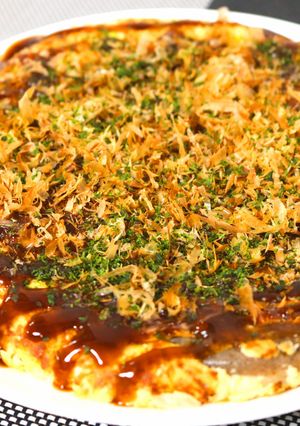 豆腐でヘルシー♪ふわふわお好み焼き-レシピのメイン写真