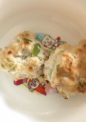 鶏とかつおぶしのハンバーグ 離乳食後期-レシピのメイン写真
