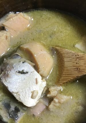 鯖缶グリンカレー！栄養満点簡単夜食！-レシピのメイン写真