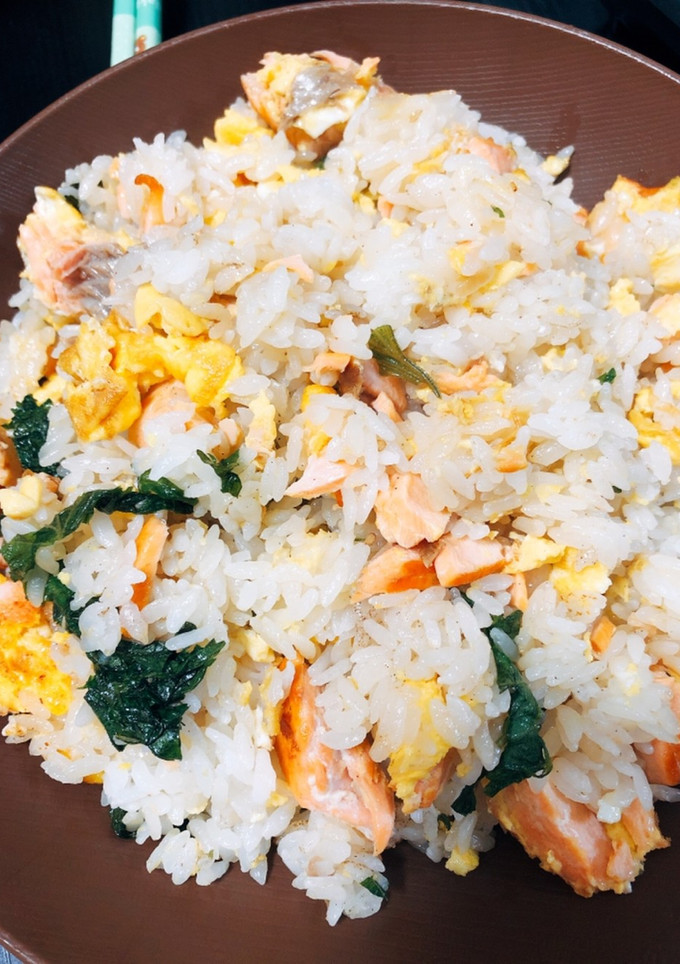 鮭と大葉の簡単！絶品炒飯♡-レシピのメイン写真
