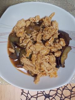 茄子の肉味噌かけ-レシピのメイン写真