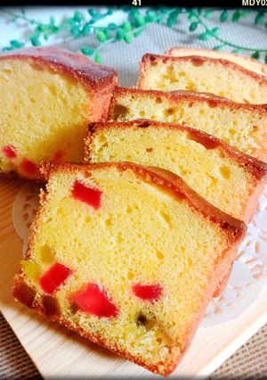 ☆ﾄﾞﾗｲﾌﾙｰﾂ入りパウンドケーキ☆-レシピのメイン写真