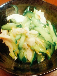 きゅうりとサラダチキンの中華あえ-レシピのメイン写真
