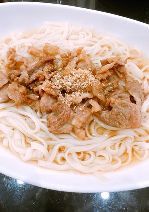 意外とあっさり！夏でもいける肉うどん！-レシピのメイン写真