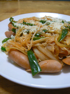 ナポリタン風そうめんチャンプルー-レシピのメイン写真