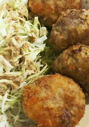 サクッと！揚げ焼きメンチカツ-レシピのメイン写真