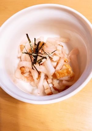 大根とちくわの梅肉合え-レシピのメイン写真