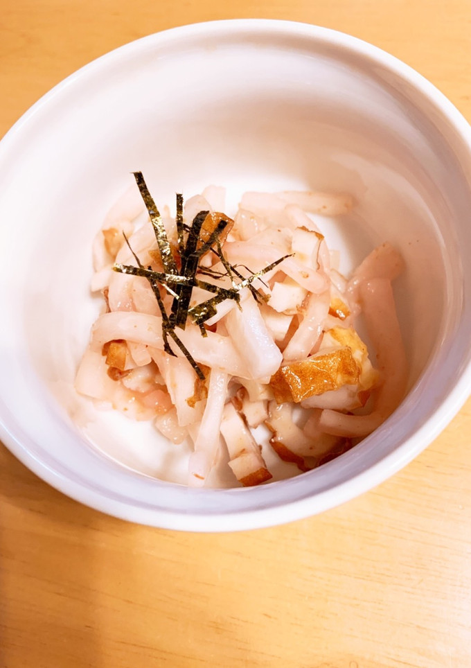 大根とちくわの梅肉合え-レシピのメイン写真