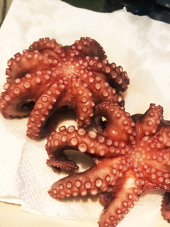 釣り生のマダコの茹で方(タコの下処理)-レシピのメイン写真