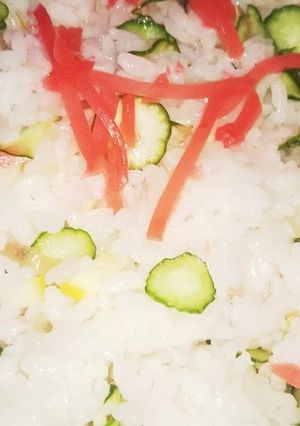 梅ちらし（血管ダイエット1400）-レシピのメイン写真