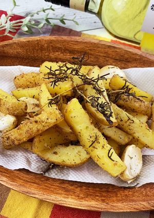 椎茸粉でトスカーナフライドポテト-レシピのメイン写真