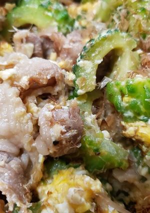 安い牛バラと納豆加えたゴーヤチャンプルー-レシピのメイン写真