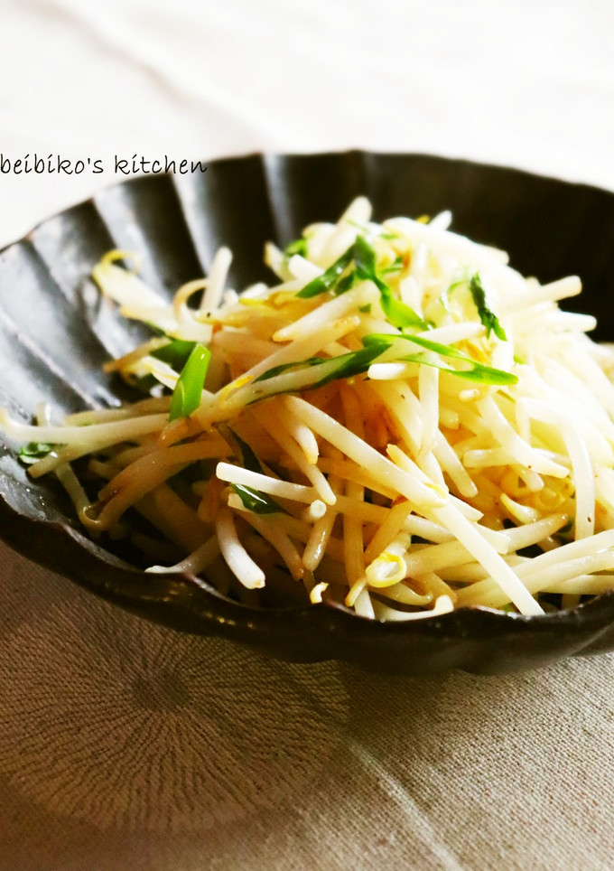 シャキッと中華風もやし炒め-レシピのメイン写真
