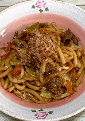 簡単・お手軽!焼きうどん♪-レシピのメイン写真