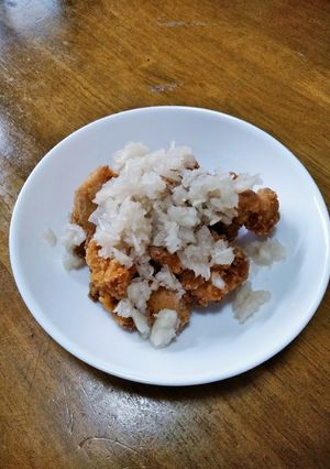 梨湖の簡単!唐揚げに酢玉ねぎ-レシピのメイン写真