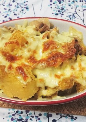 簡単!カレー風味肉じゃがリメイクグラタン-レシピのメイン写真
