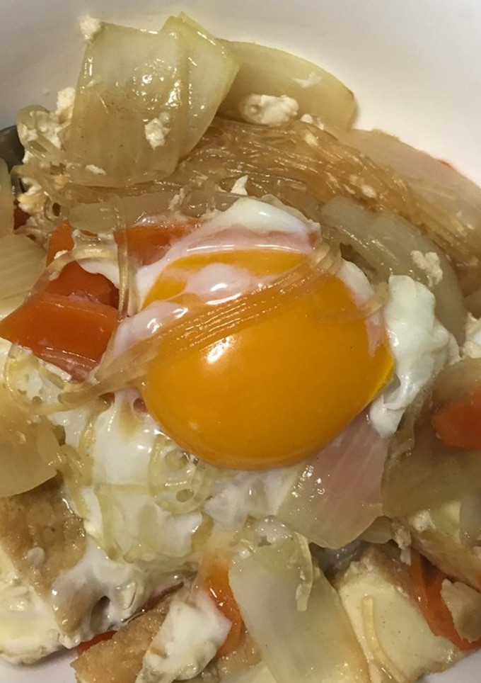 厚揚げのすき焼き風丼-レシピのメイン写真