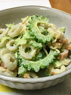 食べやすい!ゴーヤとちくわのサラダ-レシピのメイン写真