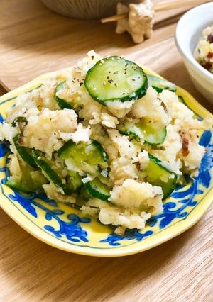大葉とミョウガの和風ポテサラ*vegan-レシピのメイン写真