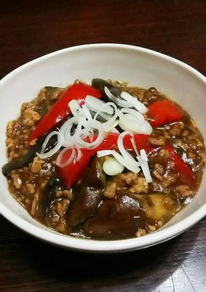 ご飯が進む☆オイスターソース麻婆ナス。-レシピのメイン写真