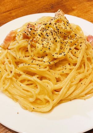 カルボナーラ-レシピのメイン写真