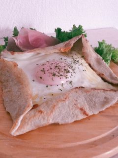 超簡単!卵とろとろ蕎麦粉のガレット-レシピのメイン写真