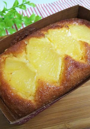 夏向き～パインとココナッツのバターケーキ-レシピのメイン写真