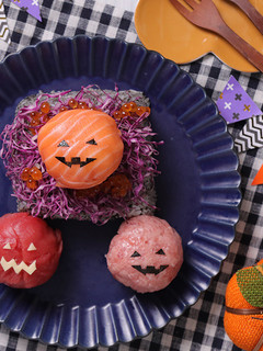 ハロウィン☆デコ手まり寿司-レシピのメイン写真