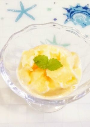 身近な材料でバニラアイス♪-レシピのメイン写真