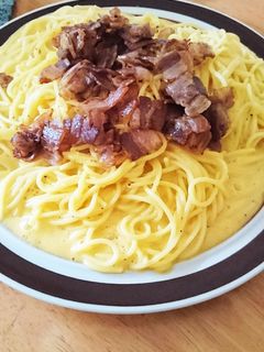 濃厚カルボナーラ生クリームなし-レシピのメイン写真