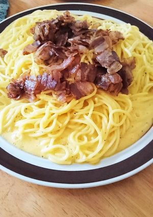 濃厚カルボナーラ生クリームなし-レシピのメイン写真