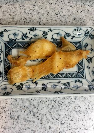 カラスガレイの中骨の骨せんべい-レシピのメイン写真