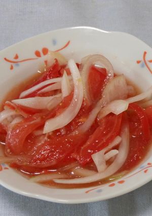 トマトと玉葱のマリネ-レシピのメイン写真