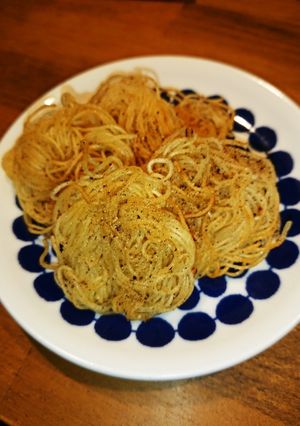 残ったそうめんで〜そうめん煎餅-レシピのメイン写真