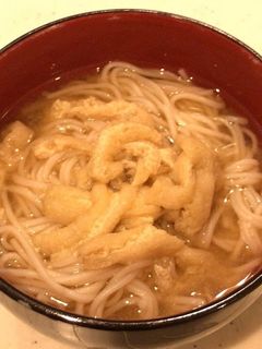 残ったそうめんで、そうめん味噌汁!-レシピのメイン写真