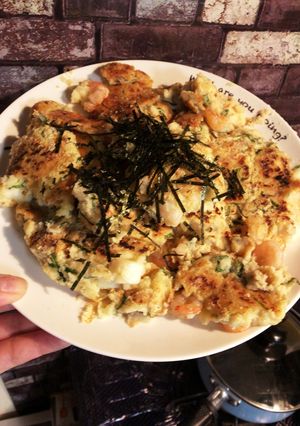 おからパウダーで海鮮チヂミ！-レシピのメイン写真