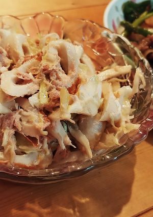ちくわとキャベツのツナマヨ合え-レシピのメイン写真