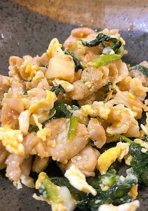 豚肉キノコとほうれん草のバター焼き-レシピのメイン写真