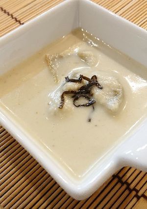 暑い夏に体を冷やす焼きナスのポタージュ-レシピのメイン写真