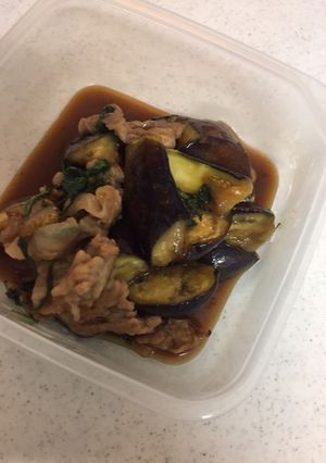 茄子と豚こまの大葉味噌焼き-レシピのメイン写真