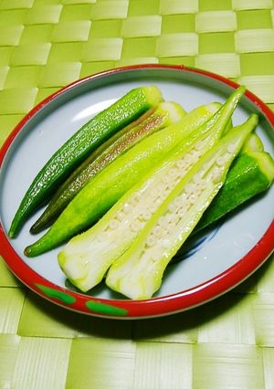 鈴なり♡オクラの浅漬け-レシピのメイン写真