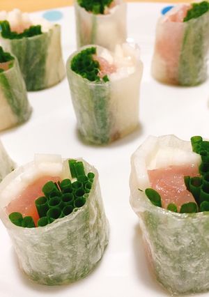 マグロと長芋の春巻き-レシピのメイン写真