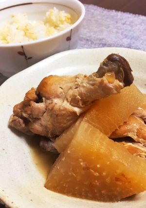 大根と手羽元の酸っぱ煮-レシピのメイン写真