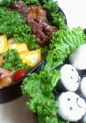 顔オニギリ【キャラ弁】-レシピのメイン写真